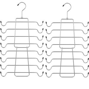 8 in 1 Tshirt Rack Hanger Clothes Organizer Closet Space Saving Bra Holder (2)